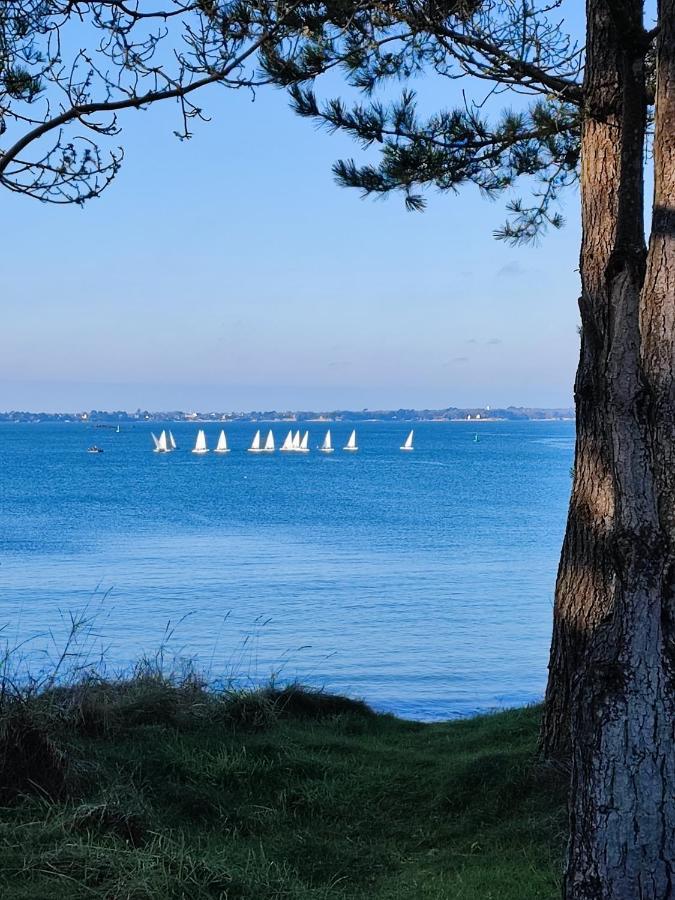 Le 3 Appartement Vue Mer Avec Jardin 100M De La Plage Et De La Thalasso Concarneau Exteriér fotografie