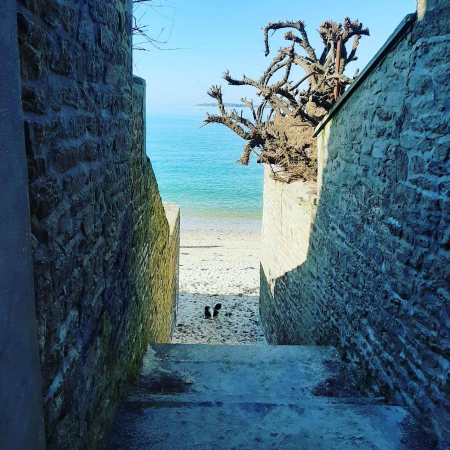 Le 3 Appartement Vue Mer Avec Jardin 100M De La Plage Et De La Thalasso Concarneau Exteriér fotografie